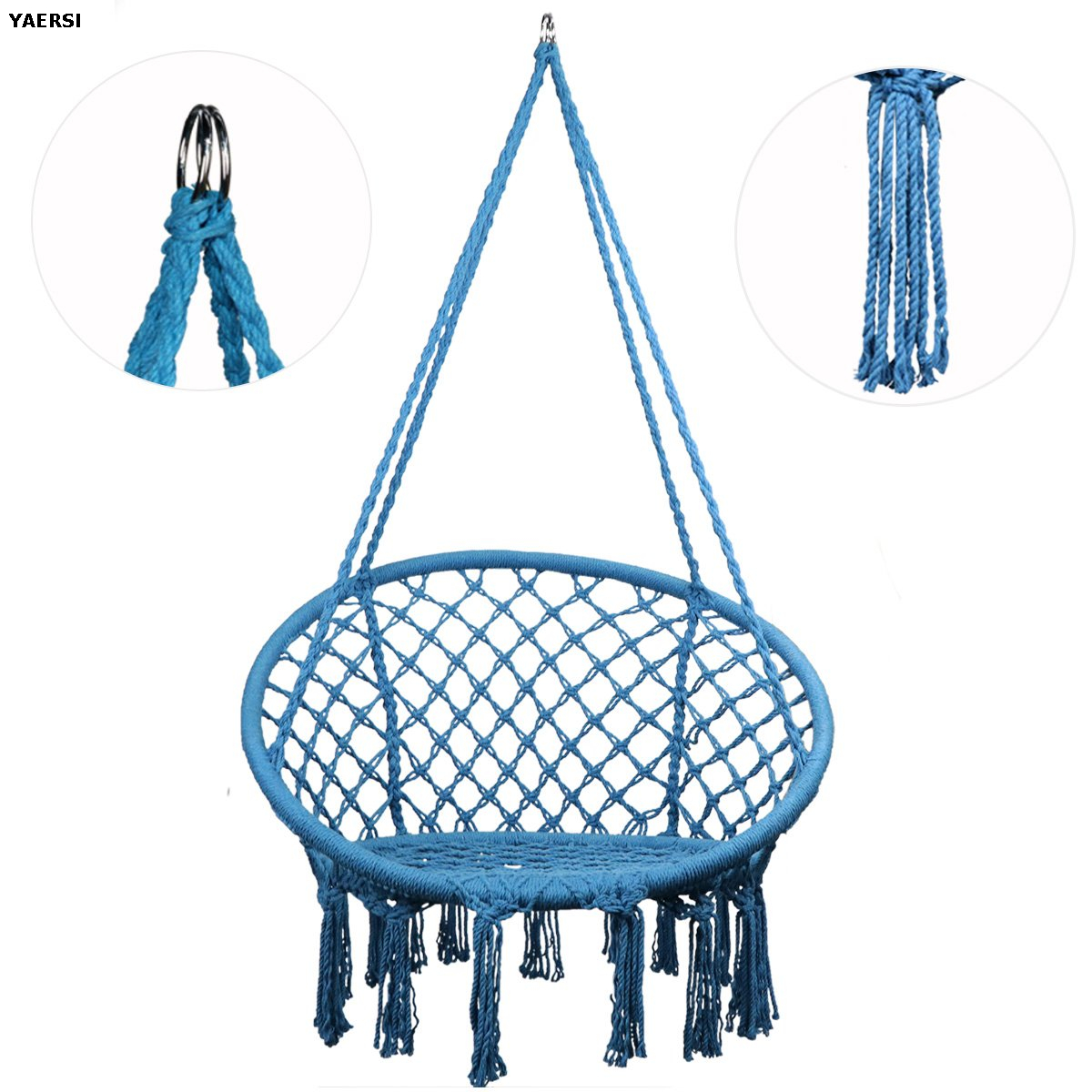 Macrame Hammock Chair for inddor and outdoor