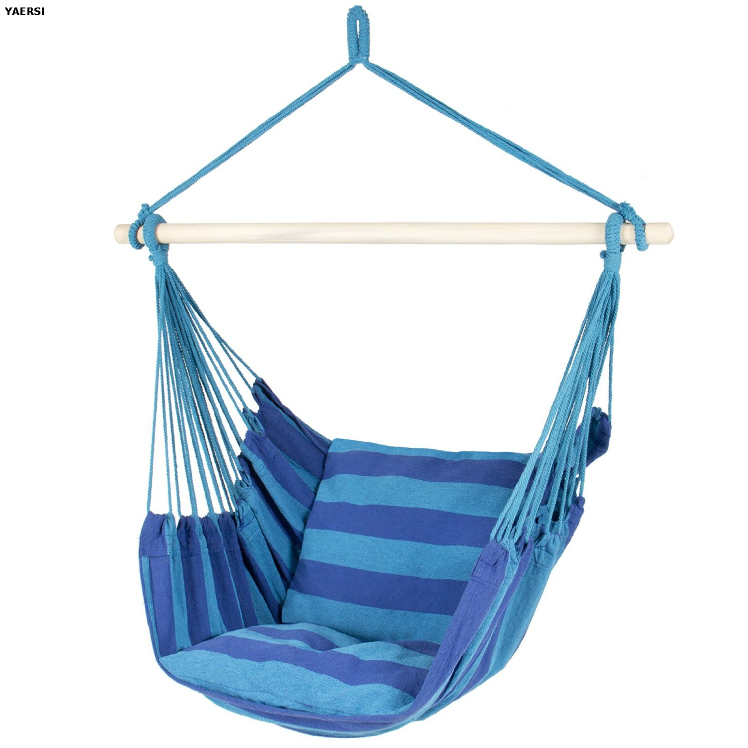 Hanging Hammock Swing with Two Cushions for Indoor And Outdoor